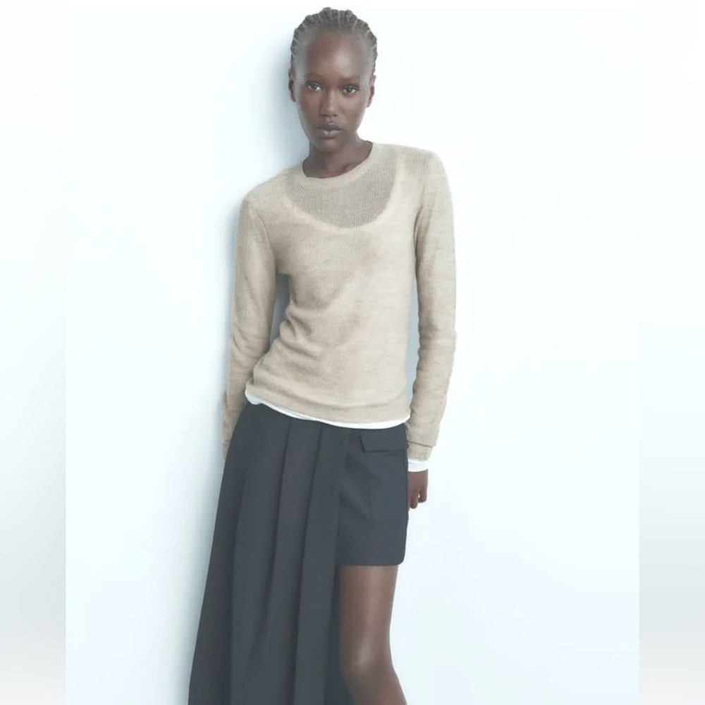 Zara Wool and Alpaca Blend Sweater